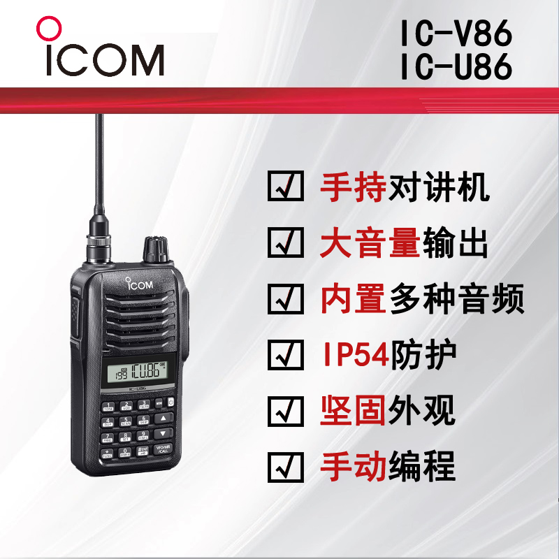 ICOM����Ľ�ֳ֌��v�CIC-V86/U86