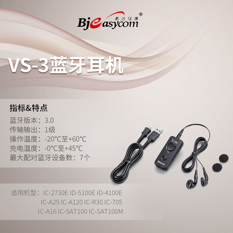 icom����Ľ���v�CVS-3�{�����C